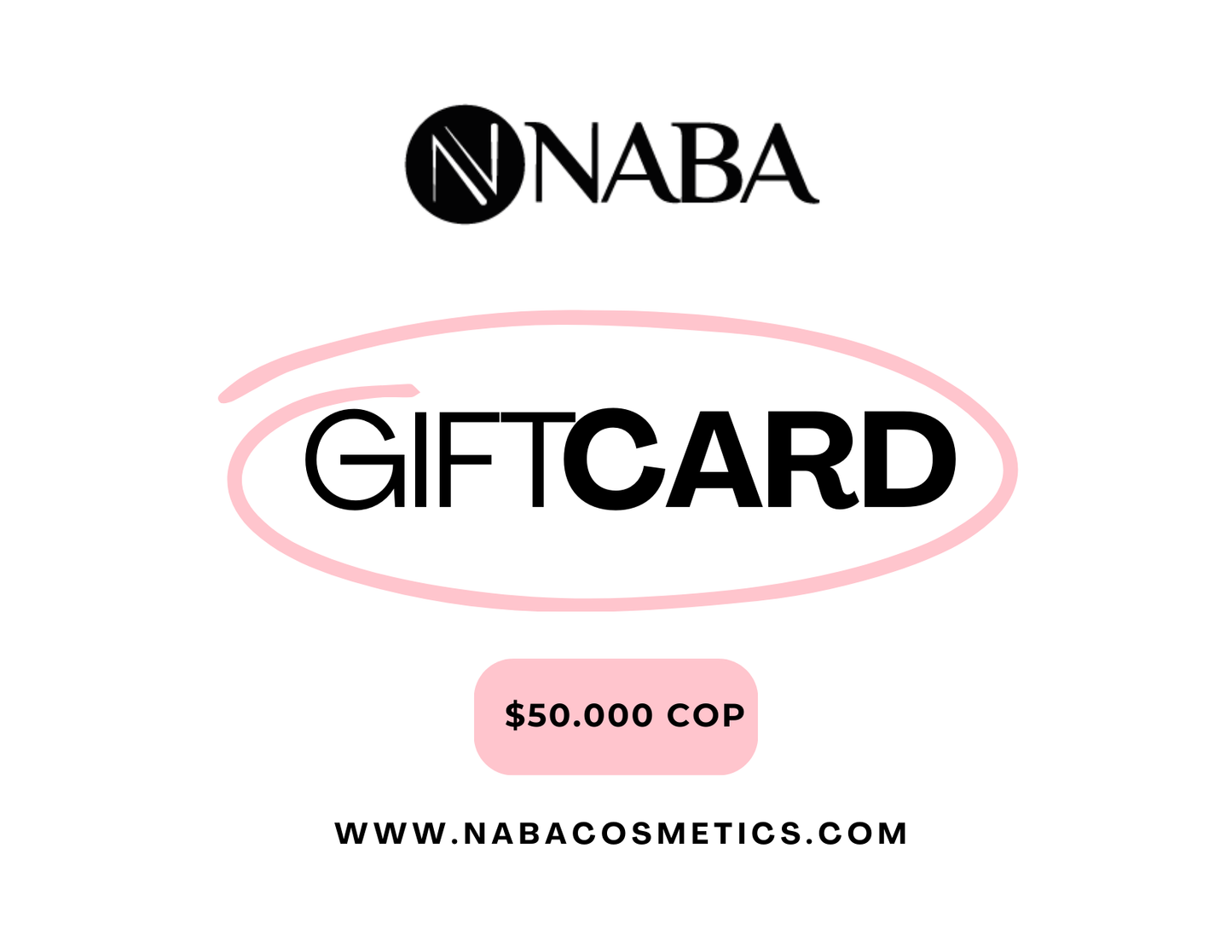 NABA Cosmetics Colombia Tarjetas de Regalo