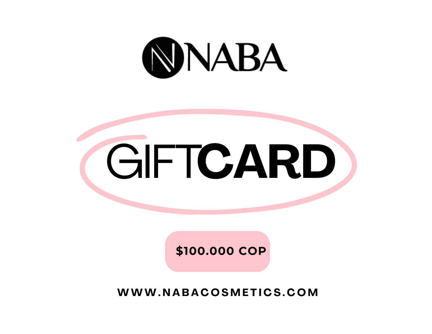 NABA Cosmetics Colombia Tarjetas de Regalo